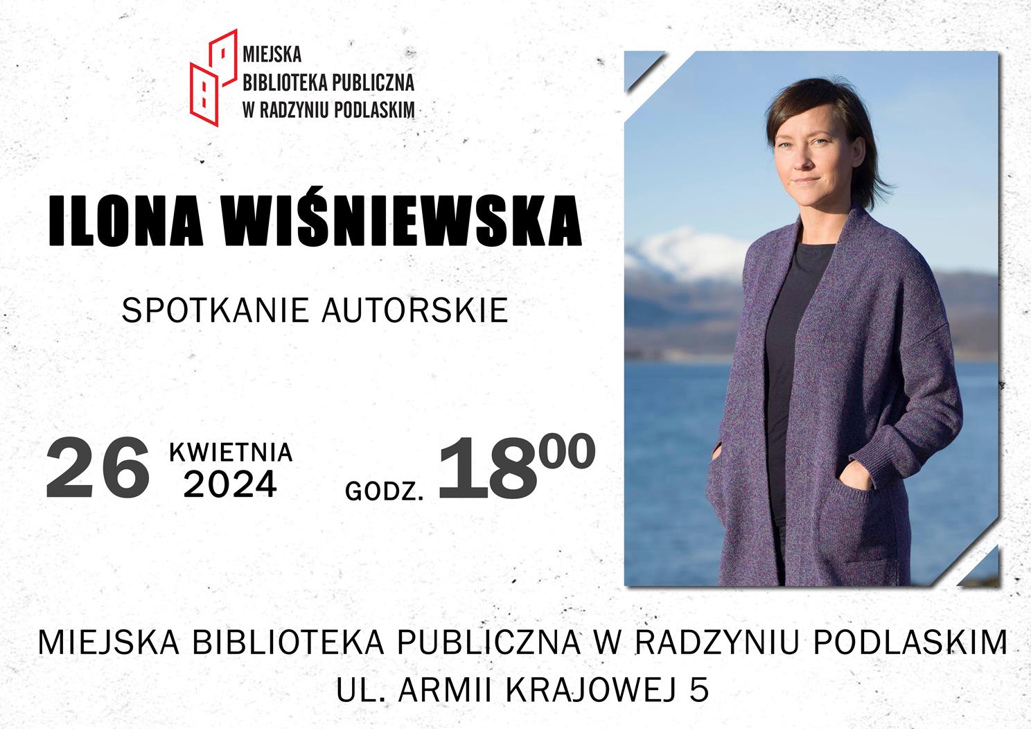 Ilona Wiśniewska – spotkanie autorskie